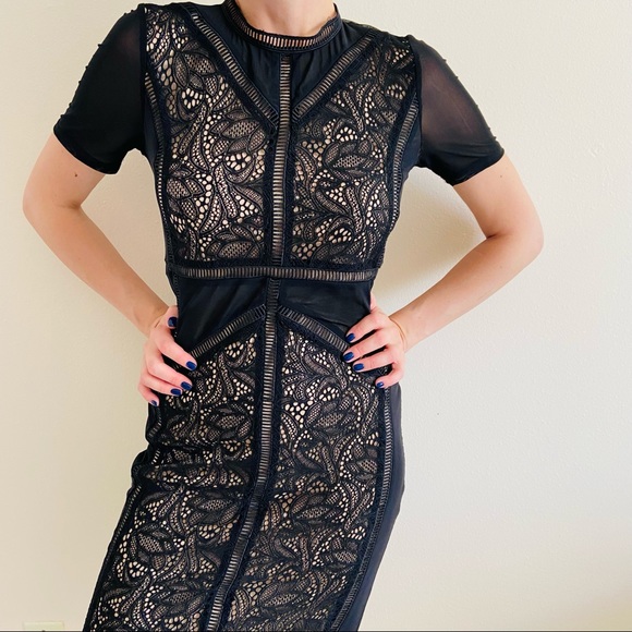 Bardot | Dresses | New Bardot Elise Lace Black Dress | Poshmark